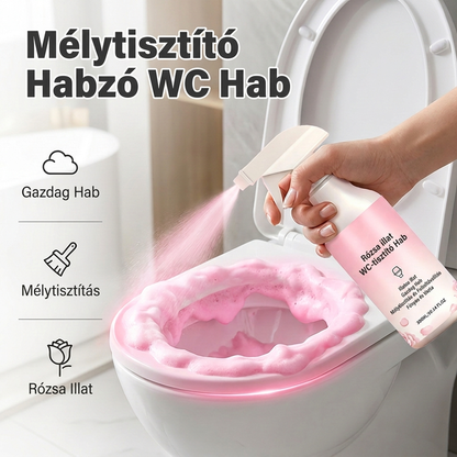 💧🚽 Habzó fürdőszoba-tisztítószer | Gyorsan feloldja a szennyeződéseket