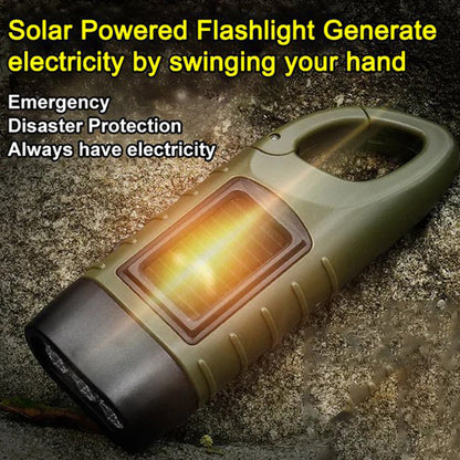 🔦Napenergia + kézi zseblámpa | Külső vészvilágítás☀️