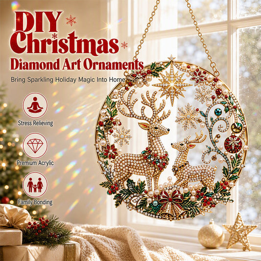 🎄 Korlátozott ideig 50% kedvezmény 🎁 Karácsonyi gyöngy art DIY készlet felnőtteknek – kézzel készített ünnepi díszkészlet