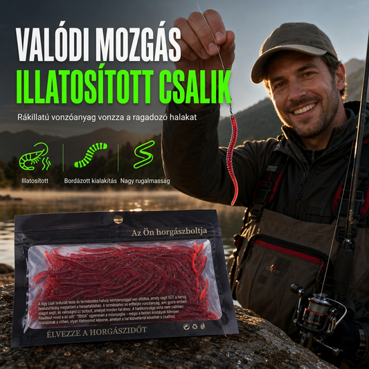 🐟1 +1 Ingyen🎏Bionikus Földigiliszta Utánzatú Lágycsali - Horgász puha csali
