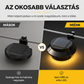 ☀️💡 Kültéri Napelemes LED Fali Lámpák - Vízálló Kialakítás, Ereszre Is Szerelhető