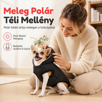 🐶🧥 Kapucnis kutyakabát – béléses gyapjúval, szélálló kutyaruha