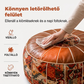 🪑✨Műbőr 2 az 1-ben tárolós lábtartó – bohém stílusú kialakítás, amely ülőalkalmatosságot és tárolóhelyet egyesít