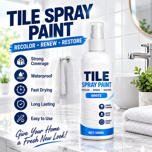 🛁 Fürdőszobai Csempe Spray Festék – Csempe Újraszínező Felújító