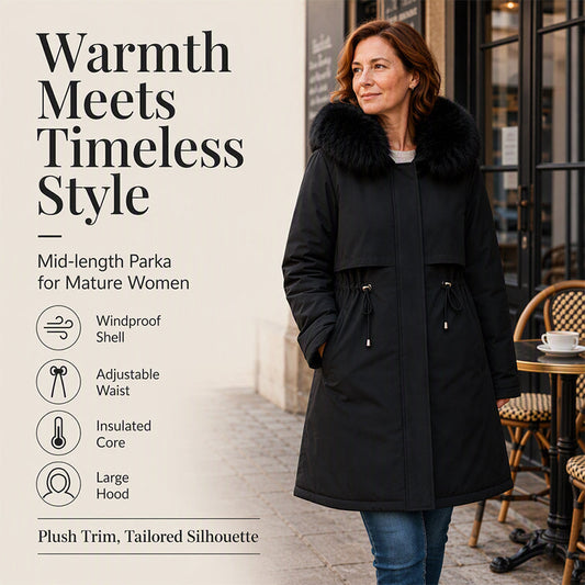 🧥 More Coverage, Easy Everyday Warmth | Women's Mid-Length Jacket⚡Free shipping