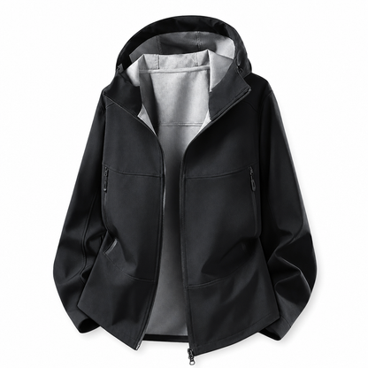 🔥Autumn Hot Sale 50%OFF🧥 Unisex Outdoor Hooded Softshell Jacket – Windproof & Water-Resistant 🌧️
