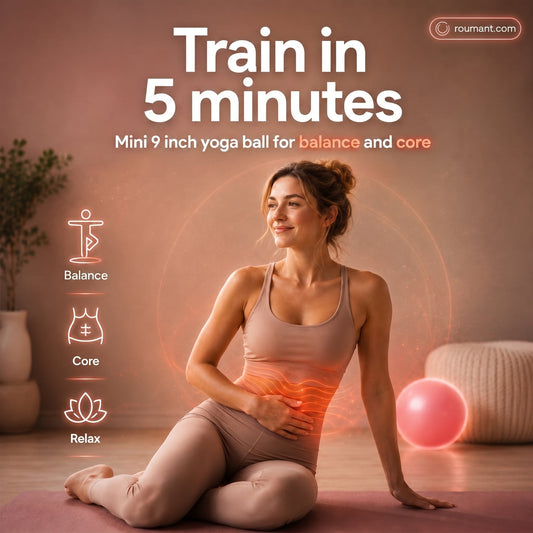 🤸15 cm jóga labda | Méhsejtmintás robbanásbiztos Pilates labda