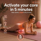 🤸15 cm jóga labda | Méhsejtmintás robbanásbiztos Pilates labda