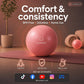 🤸15 cm jóga labda | Méhsejtmintás robbanásbiztos Pilates labda